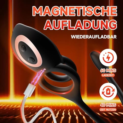 Anillo dual para el pene con estimulación de próstata y clítoris 5
