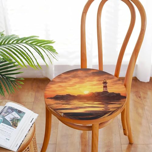 Cojines de silla con faro de mar decorativo para renovar tu oficina o comedor 6