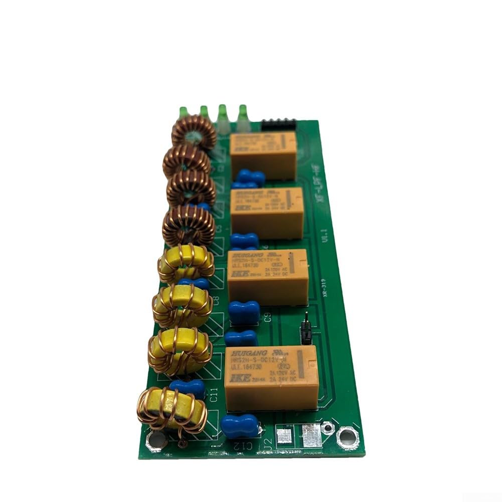 HF Tiefpassfilter 3,5-30 MHz 100 W für Kurzwellenradios, manueller Schalter 80 m/40 m/20 m/15 m/10 m Bänder, montiertes Kit