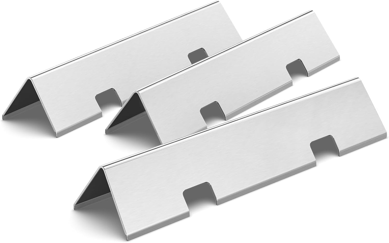 QuliMetal SUS304 15.3" Flavorizer Bars for Weber GS4 Spirit II 200, Spirit II E-210, Spirit E-210, Spirit 200 Series Grills with Front-Mounted Control, Replacements for Weber 7635 67045