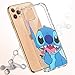 Logee Heart Stitch TPU Cute Cartoon Clear Case for iPhone 11 Pro Max 6.5”, Fun Animal Protective Shockproof Cover,Ultra-Thin Unique Funny Character Cases for Kids Teens Girls Boys (iPhone 11 Pro Max)