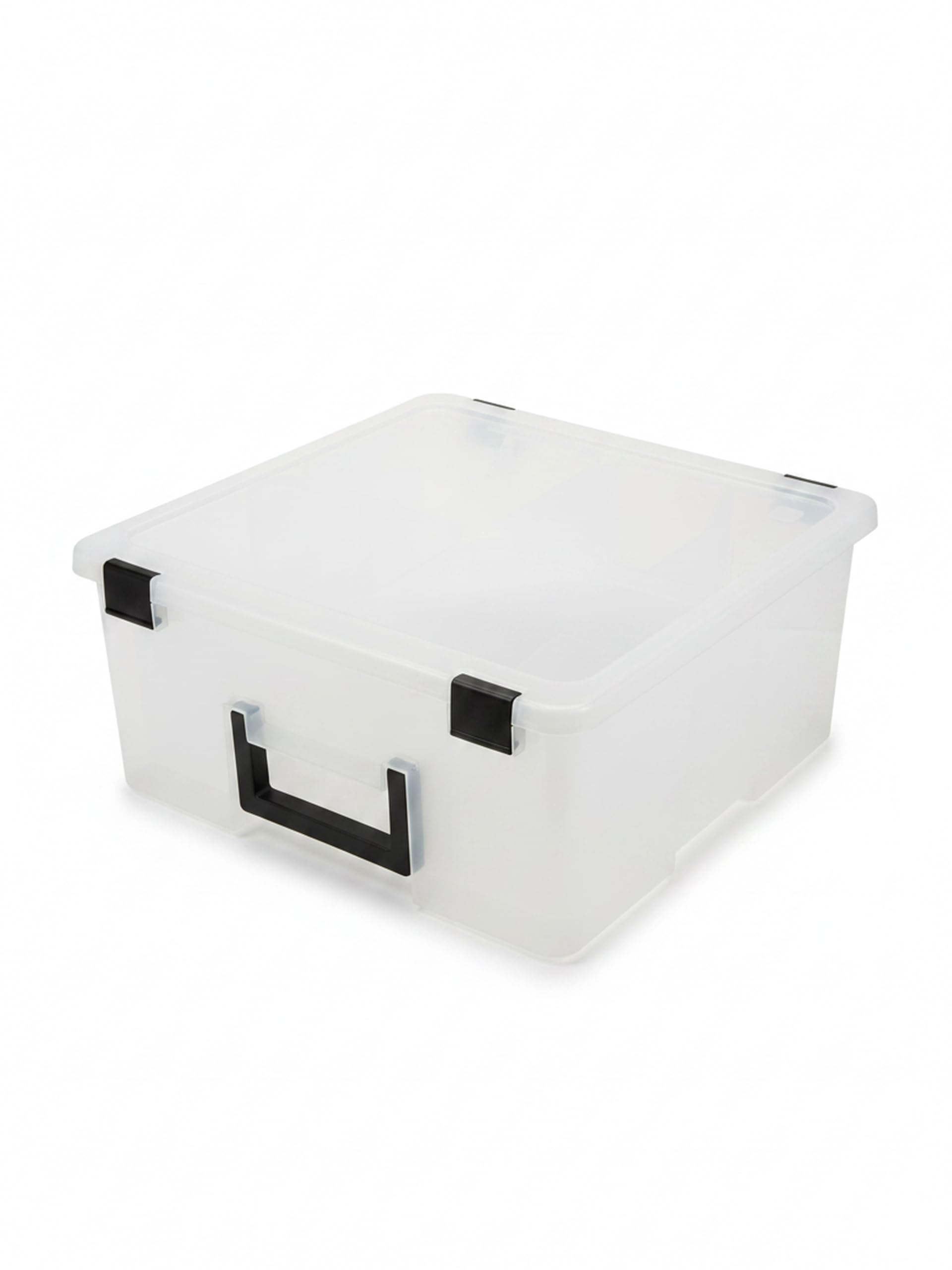 Portable Storage Organiser Box Modular Case w/ 4 Removable Compartments Dividers