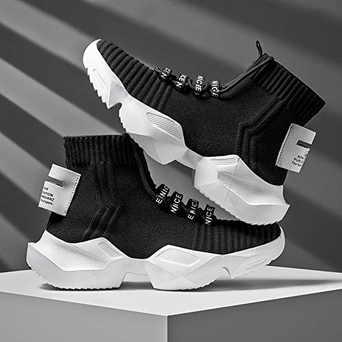 YOHI Mens Running Shoes High Top Sneakers Stylish Blade Tennis Walking Casual Shoes Athletic Gym Shoes2