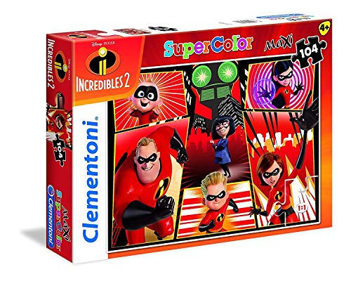 Clementoni-23723 Incredibles Supercolor Puzzle