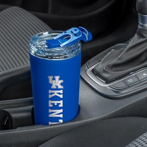 Image of Rico Industries NCAA Kentucky Wildcats Standard 24oz Stainless Steel Tumbler with Lid and Dual Functioning Lid