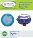 Dyson DC25 Washable & Reusable Pre & Post Filter Replacement Kit Designed To Fit Dyson DC25 Uprights; Compare To Part # 916188-05, 914790-01; Designed & Engineered By Crucial Vacuum