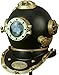 Medieval cotton Handmade Metal Diving Helmet – Solid Blackened Sea Diver Helmet, Large Size, Metal Maritime Headwear, Vintage Ocean Explorer Helmet