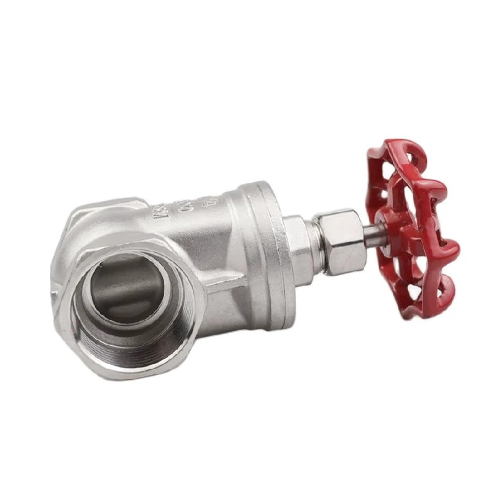 Válvula de compuerta roscada acero inoxidable 1/2", 3/4", 1", 1-1/4" y 2" hembra for tubería agua alta temperatura Para Agua(1-1/4")