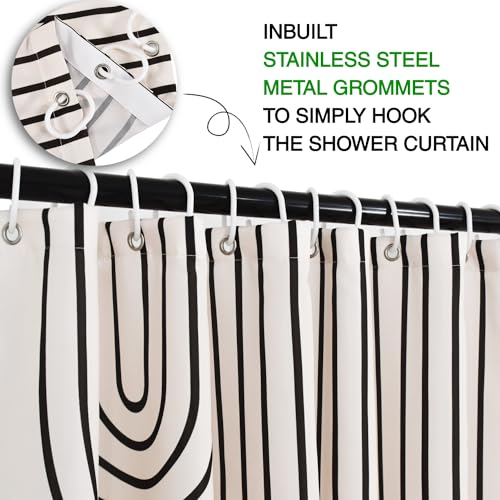 Gkleasg Boho Mid Century Shower Curtain thumb #3