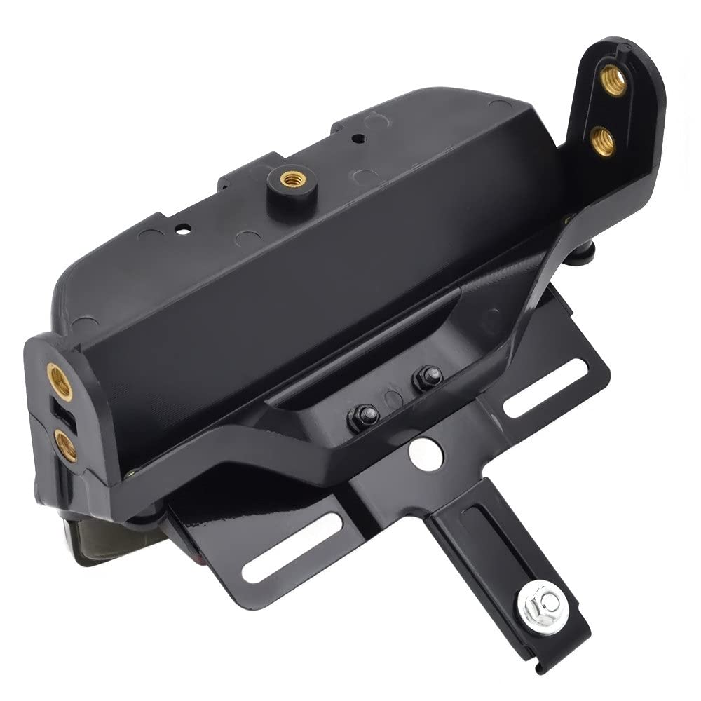 Heckleuchten Motorrad-Tri-bar-Heckfender-Rücklicht für Dyna Fat Bob Softail FXST FXSTB FXSTC FXSTS FXSB 2006 - Später (Farbe : Smoke)