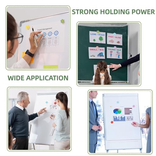 Image of Flower Fridge Magnets，Cute 3D Refrigerator Magnets for Office Kitchen Locker(Large*5+Middle*5)
