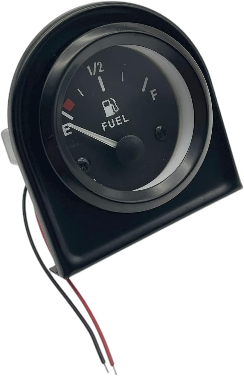 HYXUAN 2"52mm Universal Car SUV Fuel Level Gauge Meter E-1/2-F Pointer 12V