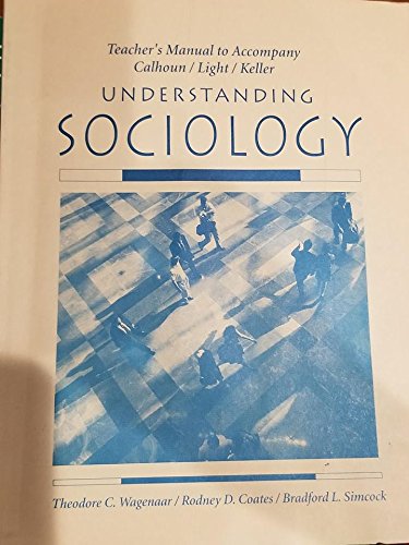 Understanding Sociology '95 Instr Manual