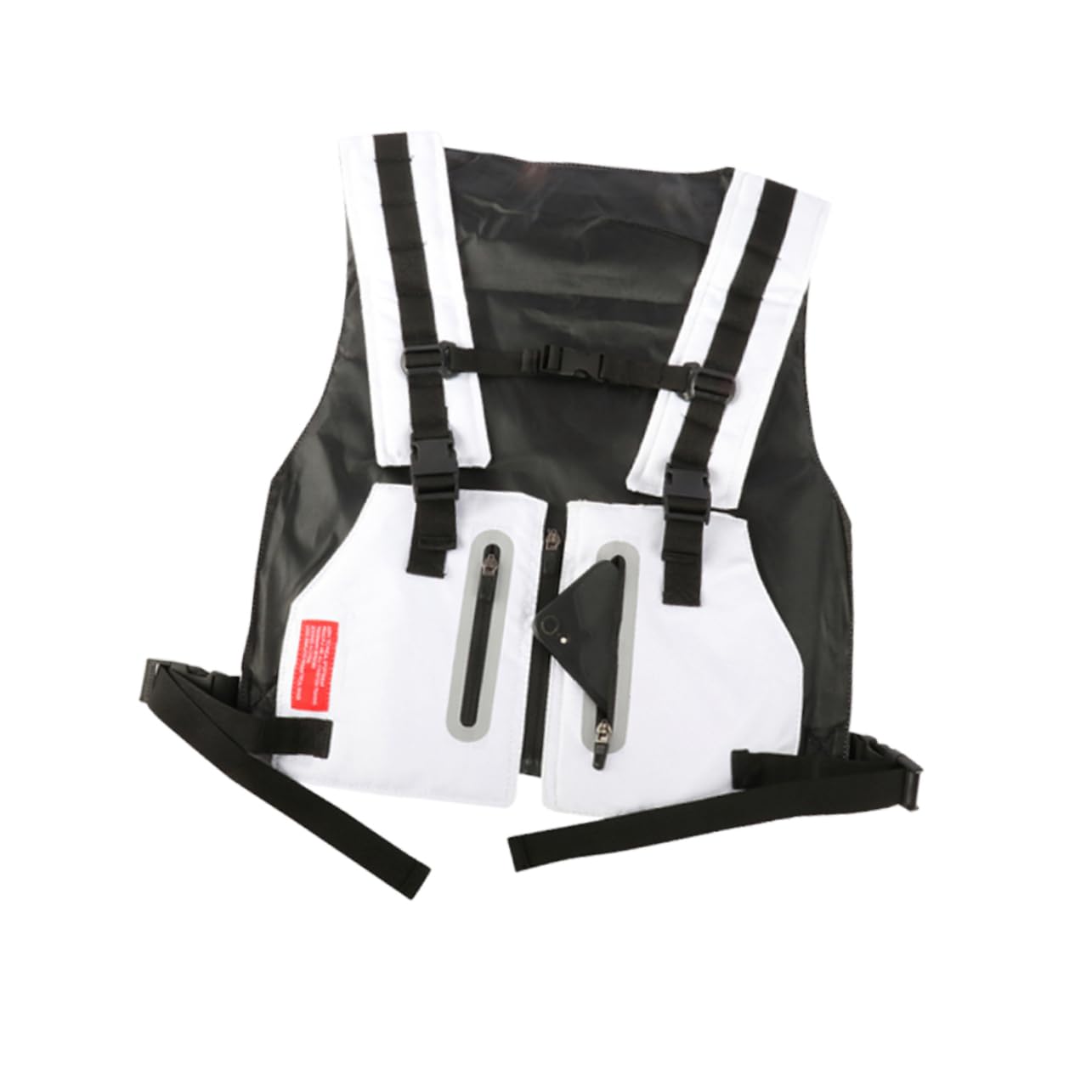 INOOMP Chaleco Deportivo Reflectante para Hombre De Alta Visibilidad para Correr y Ciclismo Múltiples Bolsillos para Actividades Al Aire