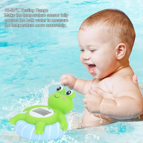 Termômetro Digital para Bebês, Termômetro de Banho Infantil Em Forma de Sapo, Brinquedo Flutuante, T