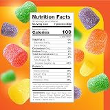 Gum Drops - 2 Pound Bulk Pack - Jelly Candy - Assorted Fruit Flavors - Christmas Candy for Holiday Snaking, Baking, and Gifting - Grape, Lime, Orange, Pineapple, and Strawberry