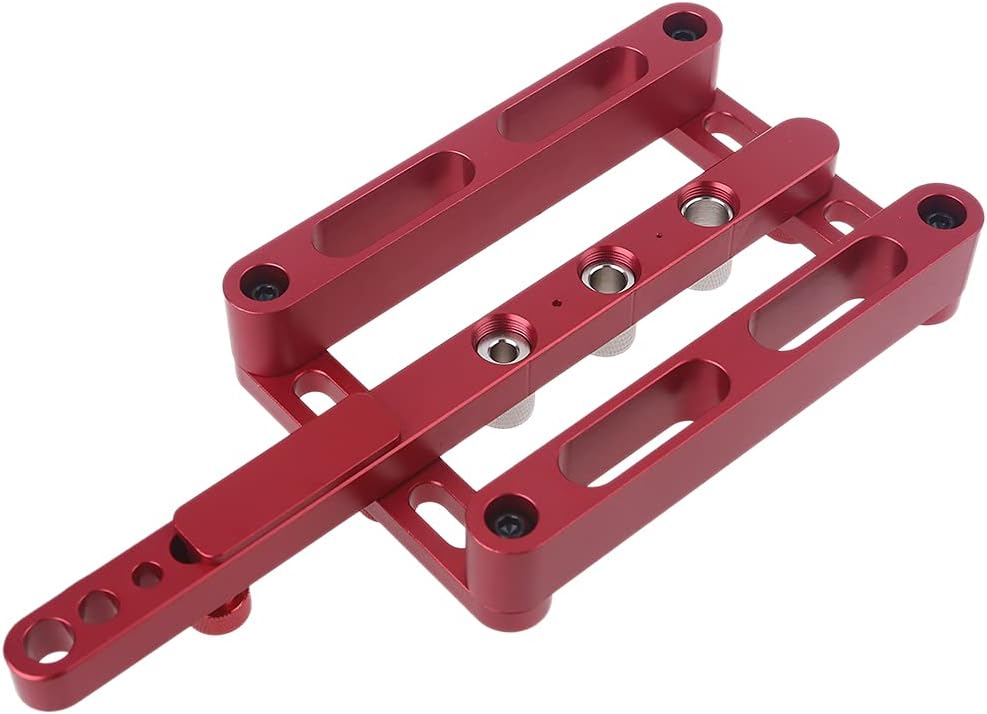 Doweling Woodworking Joinery Hole Drill Guide Self Centering Punching Locator Tool Cabinet Hardware