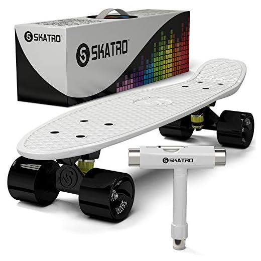 Skatro - Skateboard Mini Cruiser. Planche En Plastique De 55 cm Livrée Complète ...