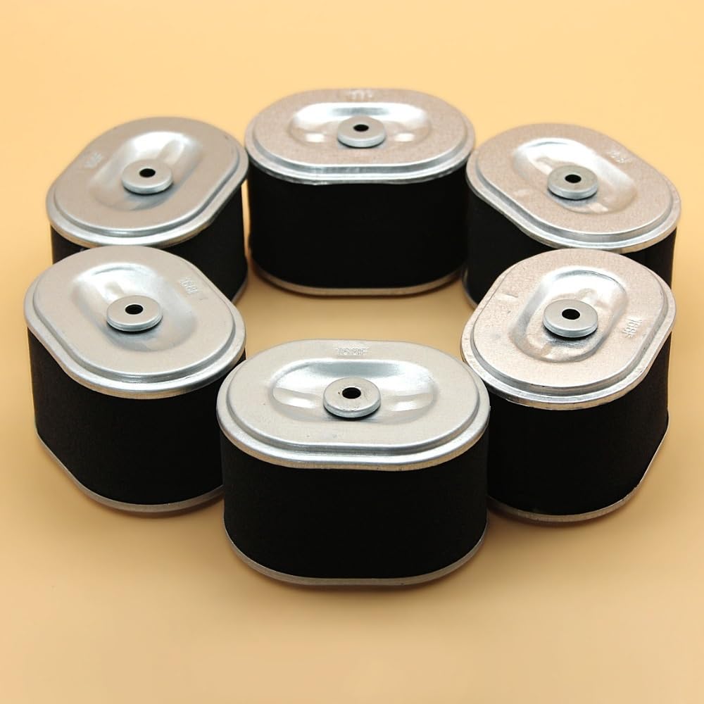 Elemento de filtro de aire de 6 uds for GX160 GX200 GX 160 200 5,5-6.5HP reemplazo de generador de gasolina de Motor pequeño