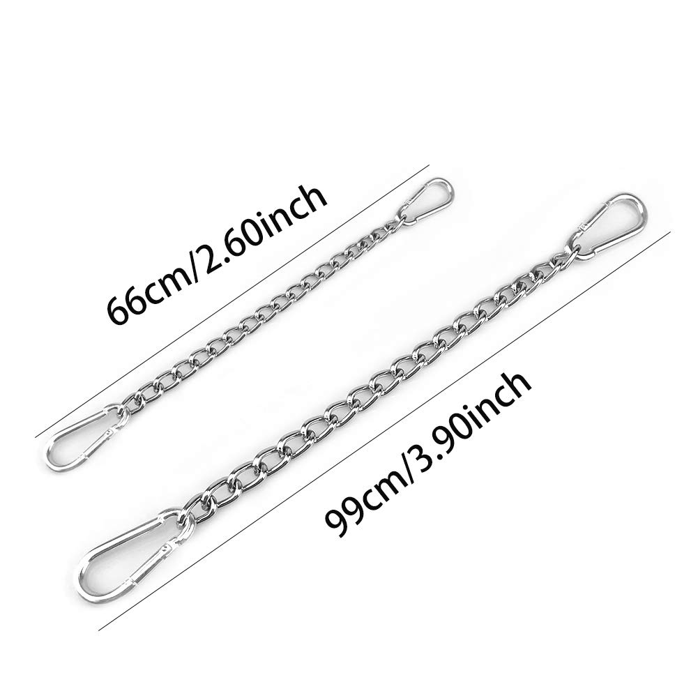 Catena Con Due Moschettoni, Attacco Variabile Per Amache Fino A 230 Kg Catena Da 66 Cm 90980231