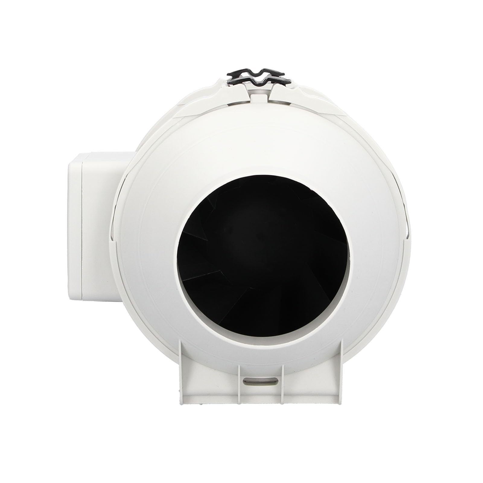 Ventilador de conducto silencioso de flujo mixto con motor impermeable para extracción de aire fresco - adecuado para uso comercial/doméstico
