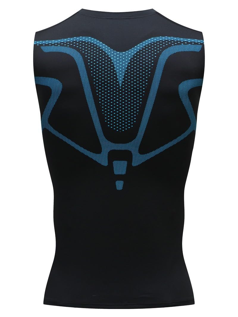 MEIION mavendi Lot de gilets sculptants ioniques pour homme, gainants, en tissu respirant de soie glacée