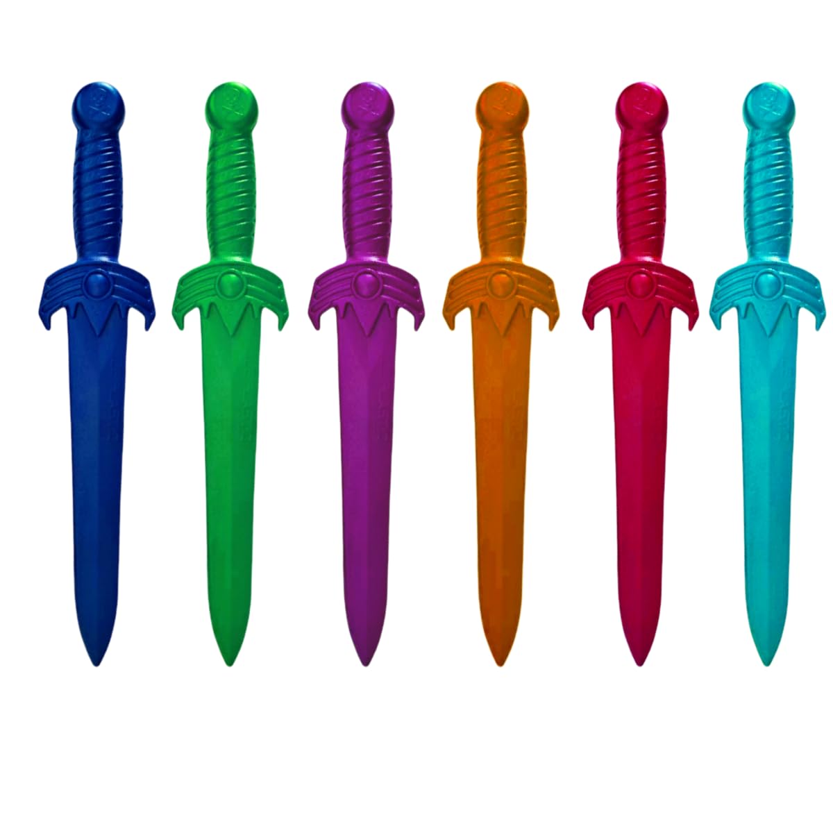 Kit 3 Espadas De Brinquedo Ninja Guerreiro Infantil Punhal Samurai