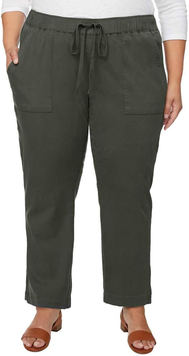 Buffalo David Bitton Women's Soft Tencel Pull On Pants with Drawstring - Image 5