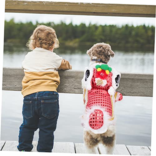 Disfraz de León para Perros Talla L miniatura 3