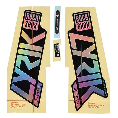 Decal Kit Rockshox Lyrik Ultimate 2021 pour fourche VTT 27.5 et 29 pouces