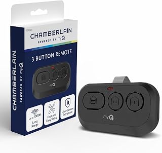 Chamberlain myQ 3-Button Garage Door Remote, 1300 ft Range, Ultra-Secure Encryption