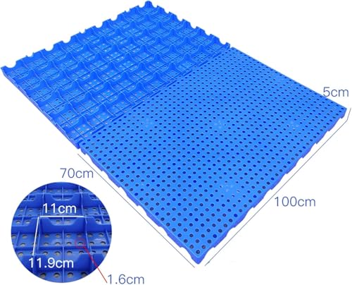 Tapis de sol combiné en plastique MekUk contre l'humidité du chenil