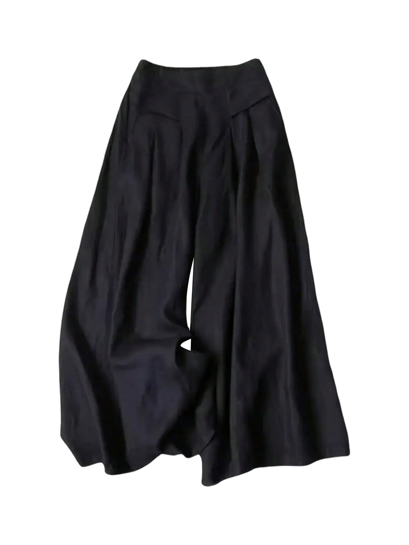 Womens Wide Leg Palazzo Pants Mid Rise Work Dress Pants Casual Long Trousers