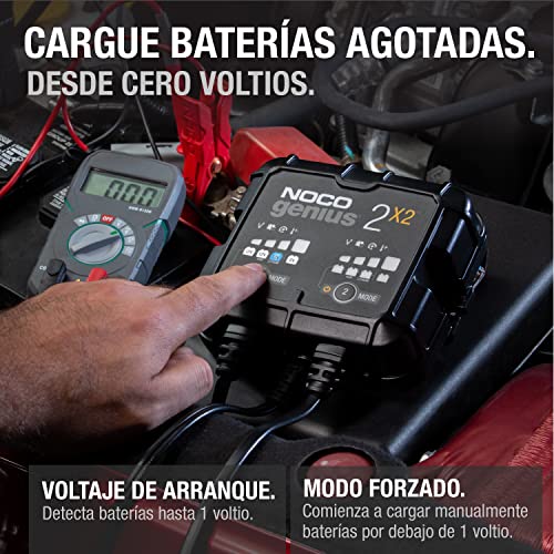 Protección contra sobrecarga en cargador inteligente de batería NOCO 4A 4