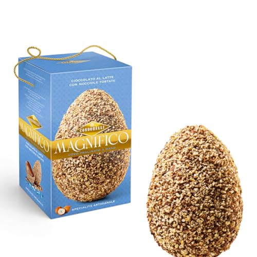 Mini Uovo Pasqua Condorelli Uovo Magnifico Latte Ricoperto di Nocciole da 130 g
