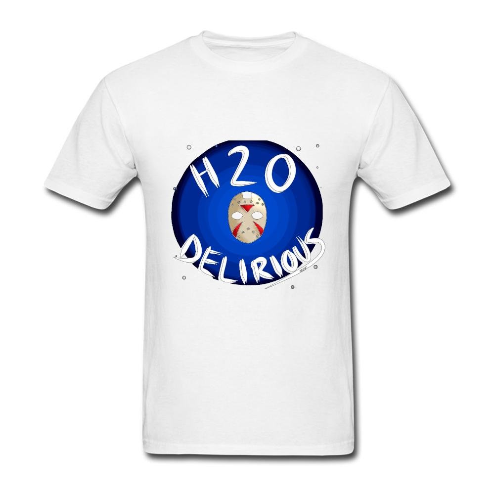 FITTSY Men's H2O Delirious Logo Short Sleeve T-Shirt XX-Large White