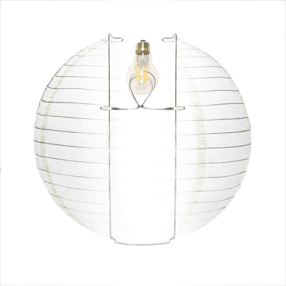 Quasimoon PaperLanternStore.com 12" Hang On Bulb Wire Expanders for Paper Lanterns - Pack of 6