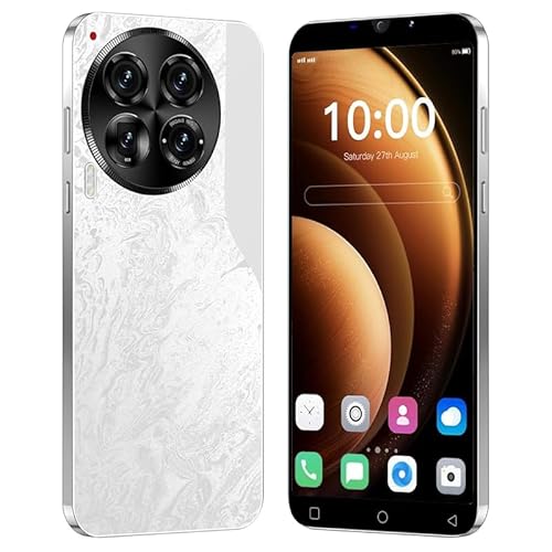 McMgc Dual SIM Unlocked Mobile Phones,1GB RAM/ROM 16GB,5.0 inch IPS Display,Android 9.0, Dual Camera,Face Unlock,BT,FM,GPS,WiFi,3000mAh Battery Cheap Phones (White)