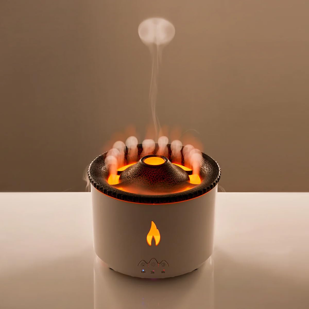 Relax Company Volcano Aromatherapy Humidifier Flame & Volcano Light - Ultrasonic Essential Oil Diffuser Silent Humidifier with Auto-Off Protection for Home,Office or Yoga, Gym (B0CM3QGRF7) Amazon Price History, Amazon Price Tracker