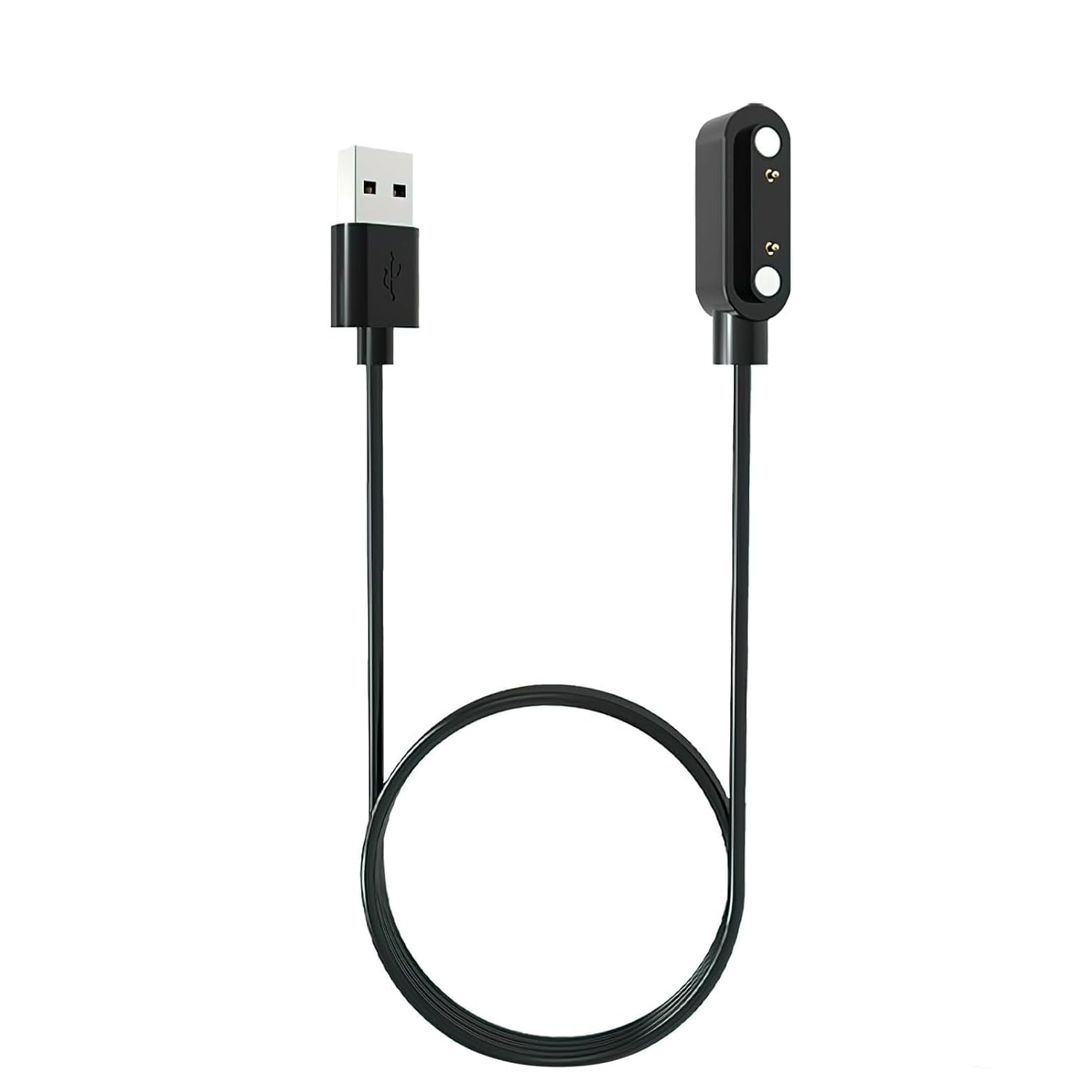 2-pin Magnetic Smartwatch Charging Cable 2A 0.5 m copper (Compatible with Fastrack Jupiter S1 Smartwatch 4.64 cm TFT Display Model No.38136)-image-19