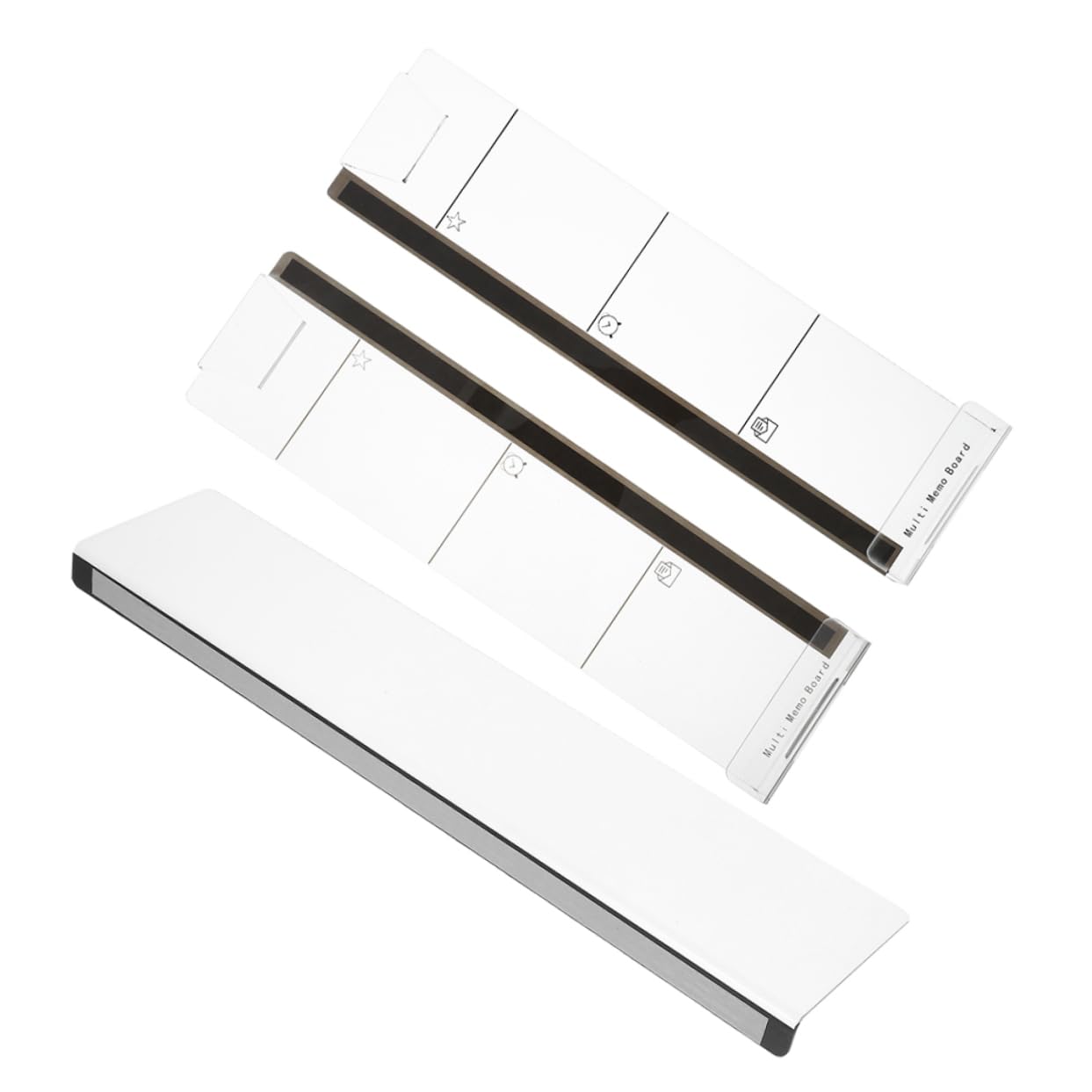 OSALADI 3pcs Monitor Memo Board Acrylic Side Note Holder for Desk Organization Easy Maintenance Message Board for Office Home Study Room Compact Screen Notes Holder