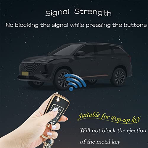 Rfsrz Key Fob Cover For Chevy With Alloy Diamond Key Chain And Silicone Fashion Bracelet Key Holder,Suitable For 4 Buttons Chevrolet Equinox Camaro Cruze Malibu Sonic #TOP2