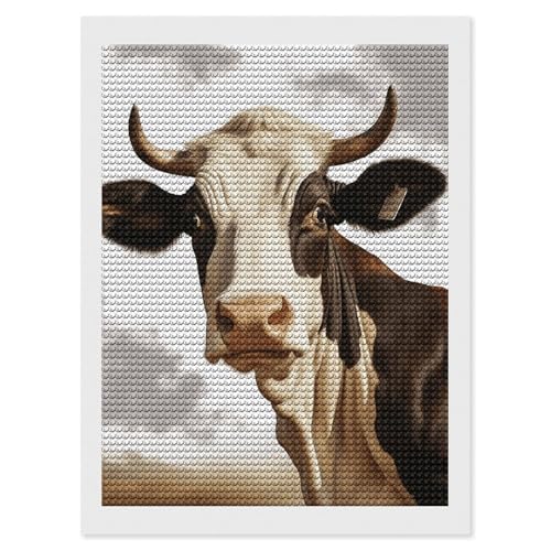 Tableau strass animal de la ferme pour décoration murale salon et chambre