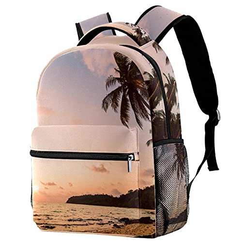 Sac à dos de voyage de loisir léger avec porte-bouteille pour sortie plage ado