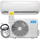 ApooDr 12000 BTU Mini Split Air Conditioner Ductless Inverter System 16.5 SEER with Heat Pump 110V 1 Ton,with Installation Kit