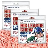 The Hampton Candy Company Big League Chew Bubble Gum Outta Here Original Flavor, 2.12 Oz. (Pack of 3), Bubble Gum