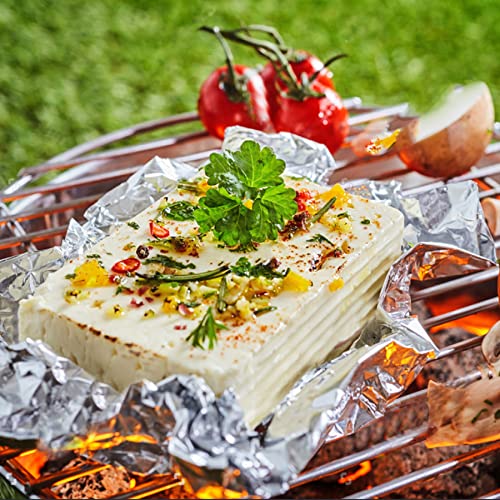 Lineslife Aluminum Foil, Heavy Duty Thicker Non-Stick Aluminum Foil Wrap, 12"X65' Foil Aluminum Roll, 65 Sq Ft (Pack Of 4) #TOP7