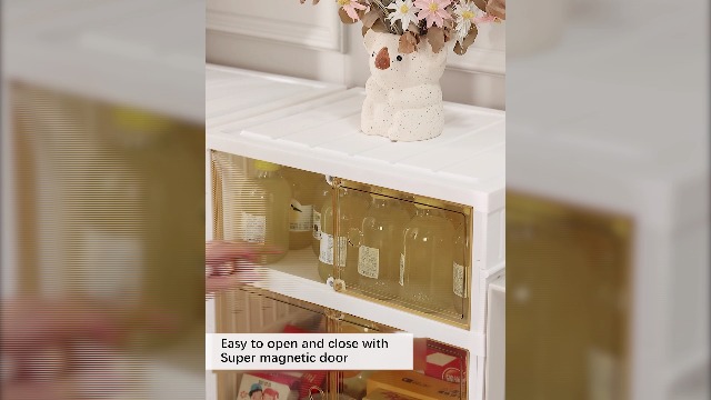 Niwugady Armoire Portable à Double Portes - Armoire Pliante