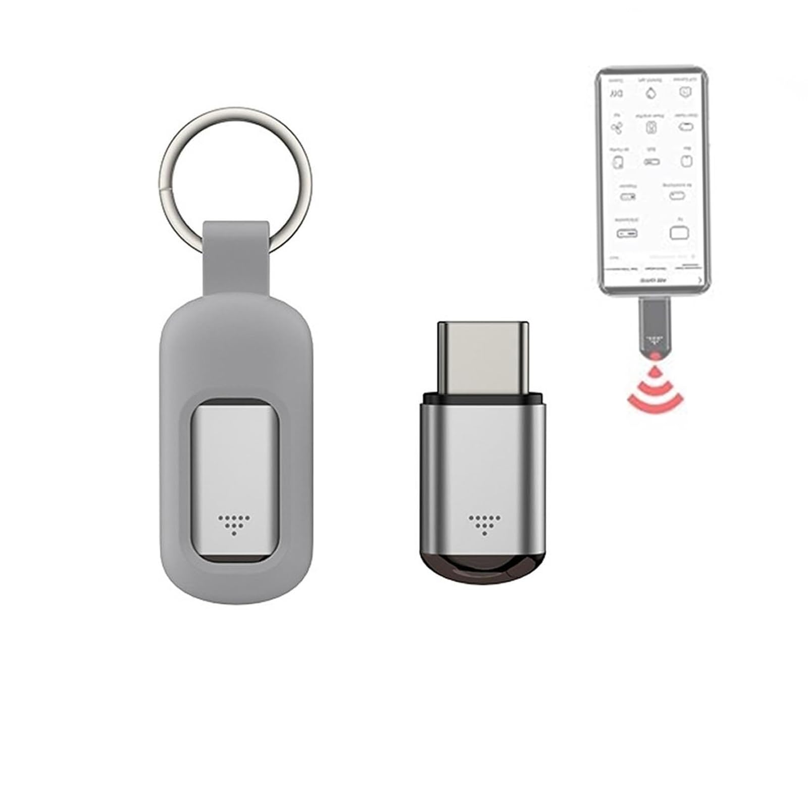 Hacking Device, Iflipper Zero Device, Hacking Remote, Hacking Tool,Device, Remote Type C, Infrared Controller (Silver,for Type C)