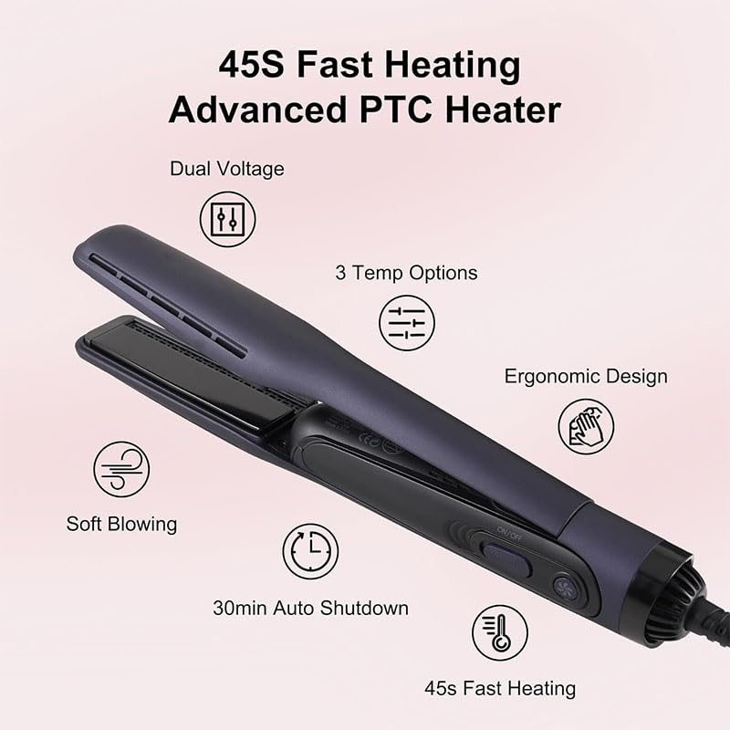 Plancha de cabello profesional con tecnología iónica miniatura 6